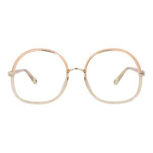 YK01436 Chloé Womens Round/Oval Orange Orange Eyeglasses Fashion Designer Eyewea